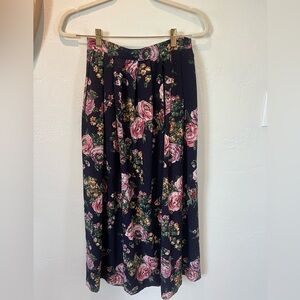 Vintage Susan Bristol Floral Skirt